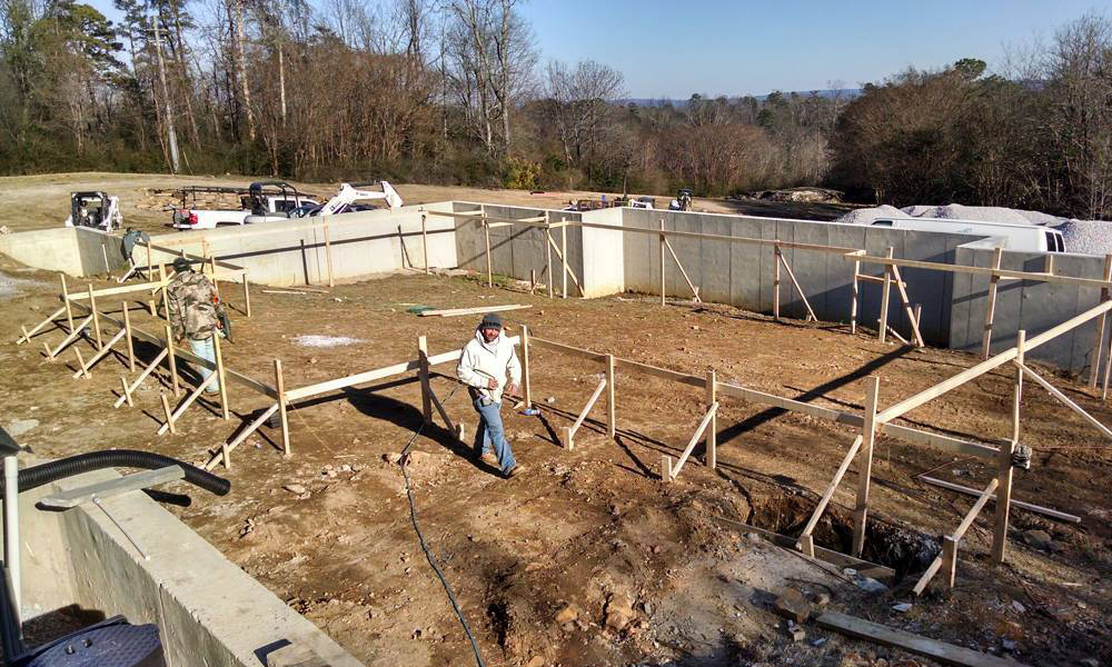 New Pool Construction Family Image
